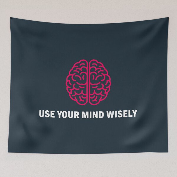 Item preview, Contrasting Pink Brain and White Text Encouraging Mental Strength designed and sold by SplashTastic.
