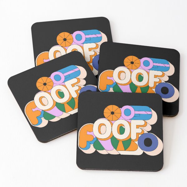 Item preview, OOOFF Bold Typography Creative Motifs Vibrant Designs Colors designed and sold by ART ATTACK ZONE.