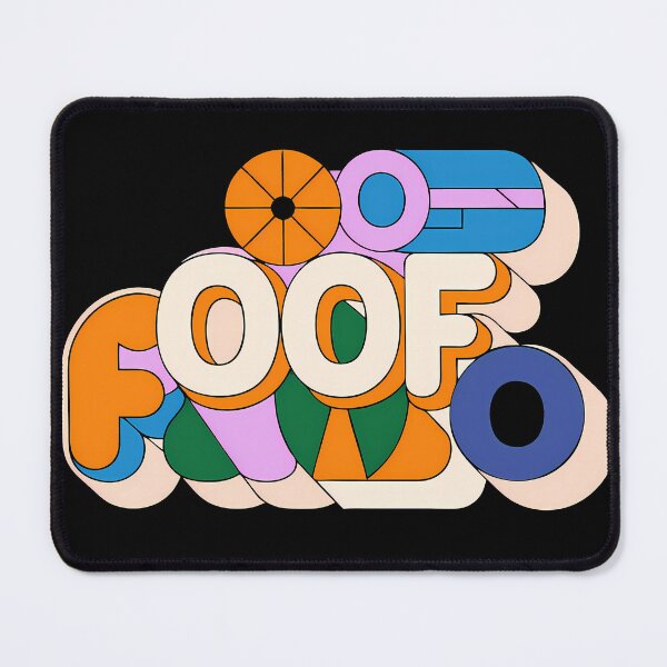 Item preview, OOOFF Bold Typography Creative Motifs Vibrant Designs Colors designed and sold by ART ATTACK ZONE.