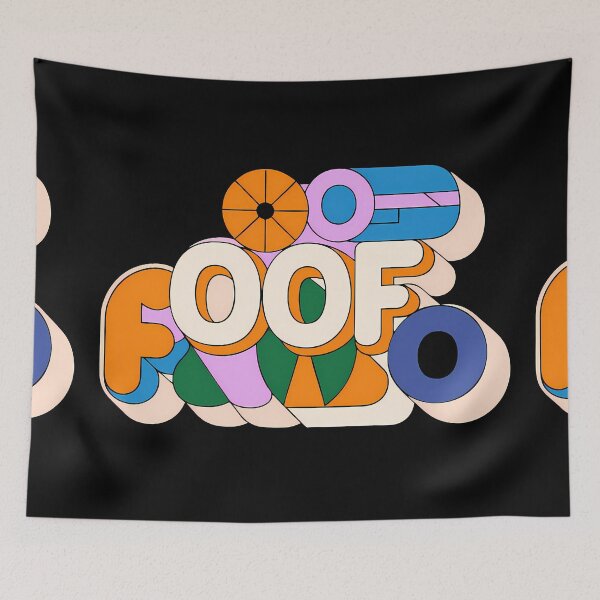 Item preview, OOOFF Bold Typography Creative Motifs Vibrant Designs Colors designed and sold by ART ATTACK ZONE.