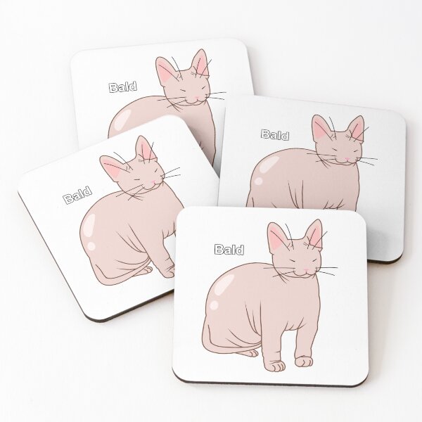 Item preview, Bald cat meme  designed and sold by Yangartworks.