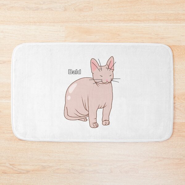Item preview, Bald cat meme  designed and sold by Yangartworks.
