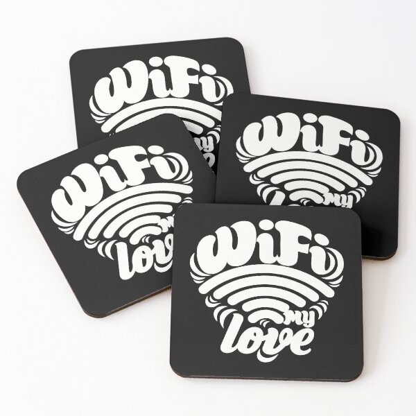 Item preview, WIFI my LOVE Creative Motifs Vibrant Designs Colors designed and sold by ART ATTACK ZONE.