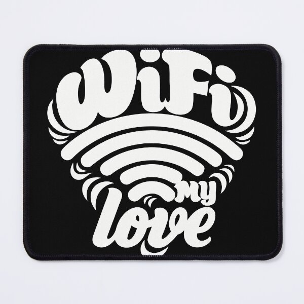 Item preview, WIFI my LOVE Creative Motifs Vibrant Designs Colors designed and sold by ART ATTACK ZONE.
