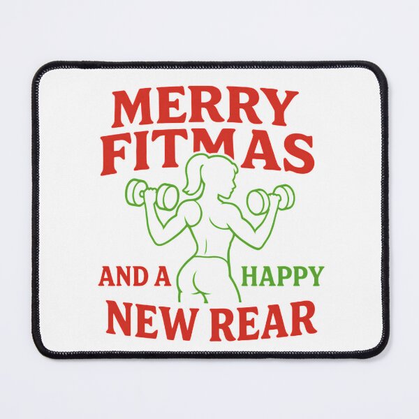 Item preview, Fun Christmas Gym - Merry Fitmas and a Happy New Rear designed and sold by Jaanussar.