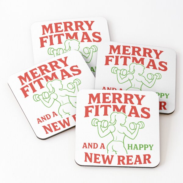 Item preview, Fun Christmas Gym - Merry Fitmas and a Happy New Rear designed and sold by Jaanussar.