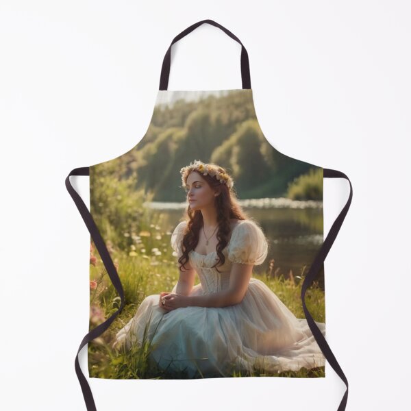Item preview, Lady in the Wild Meadow by the River designed and sold by BlareBlare.