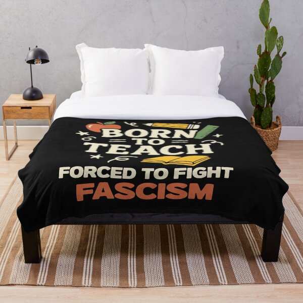 Item preview, Teachers against fascism – anti-fascist statement design designed and sold by VariousGoodies.