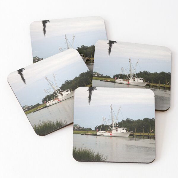 Item preview, Fishing Boat on a Tranquil River designed and sold by Cynthia48.