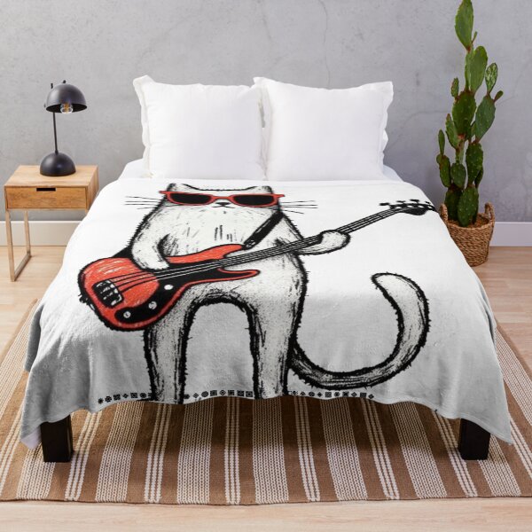 Item preview, Calm Cat Playing Guitar . designed and sold by Anime-Clothes1.