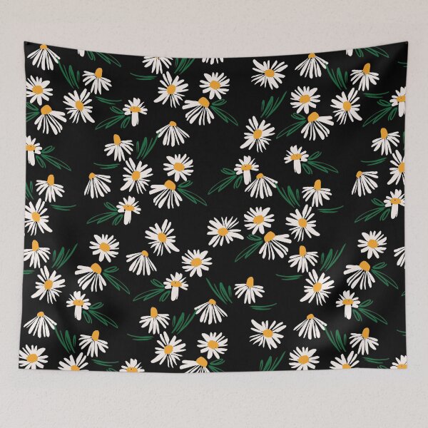 Item preview, Wild Daisy — White & Orange Floral Seamless Pattern designed and sold by NicolaZhukov.