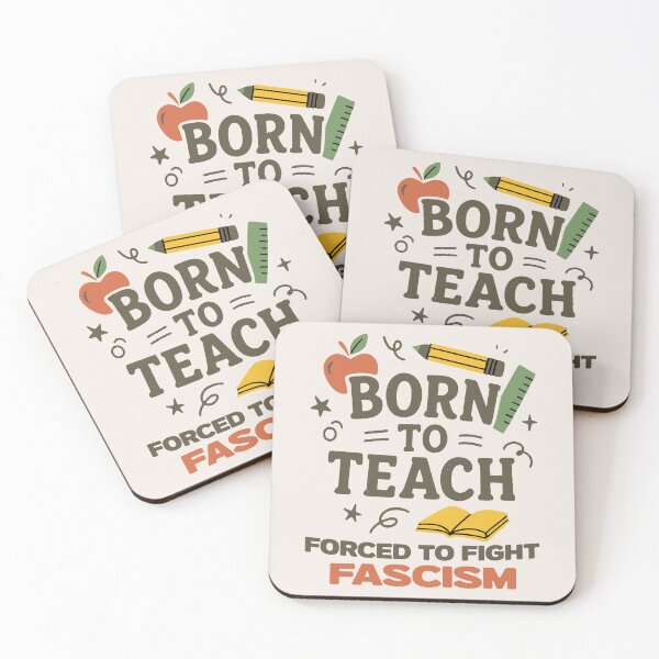 Item preview, Teachers against fascism – anti-fascist statement design designed and sold by VariousGoodies.