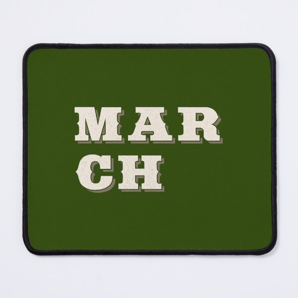 Item preview, Vintage March Western Typography Design designed and sold by trepiu.