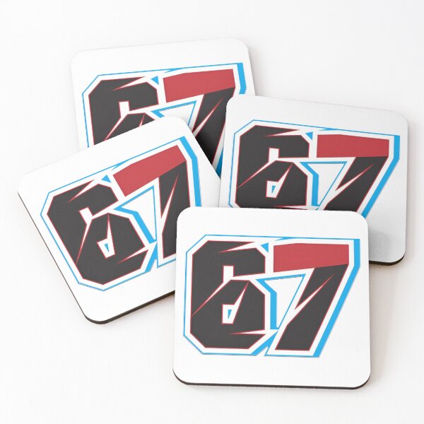 Item preview, 67 Bold Number Design | Sports, Racing & Birthday Style designed and sold by oldpussboss.