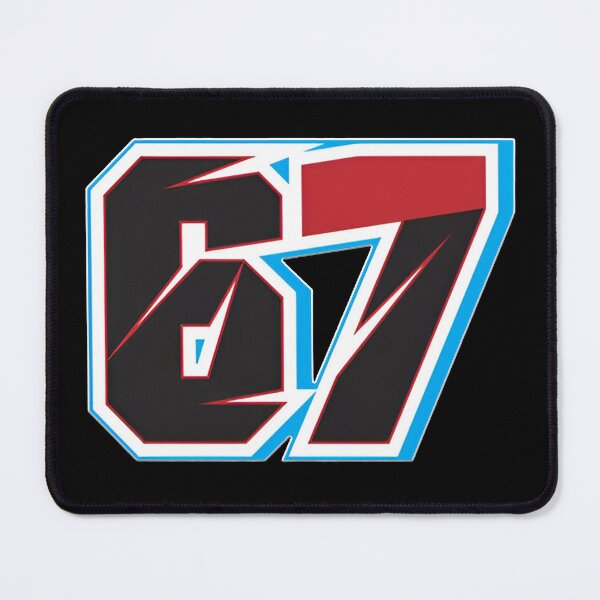 Item preview, 67 Bold Number Design | Sports, Racing & Birthday Style designed and sold by oldpussboss.
