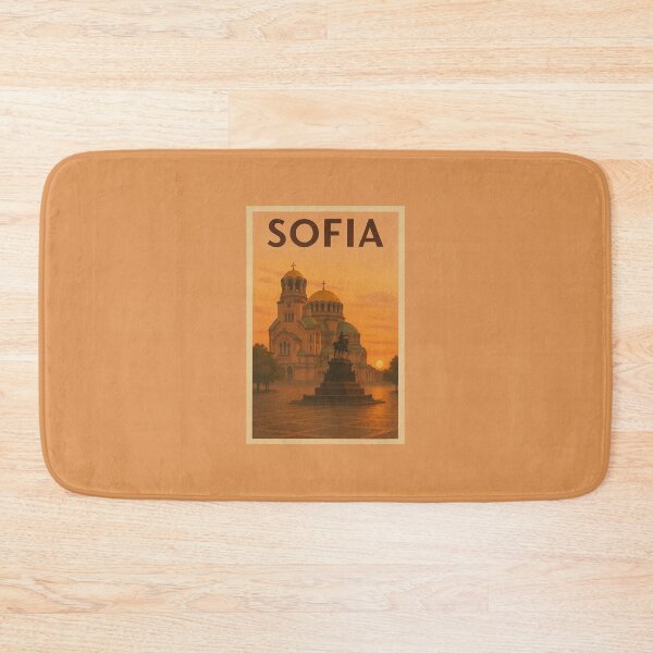 Item preview, Sofia Bulgaria Travel Art – Alexander Nevsky Cathedral Sunset Souvenir designed and sold by Annika Shurafa.