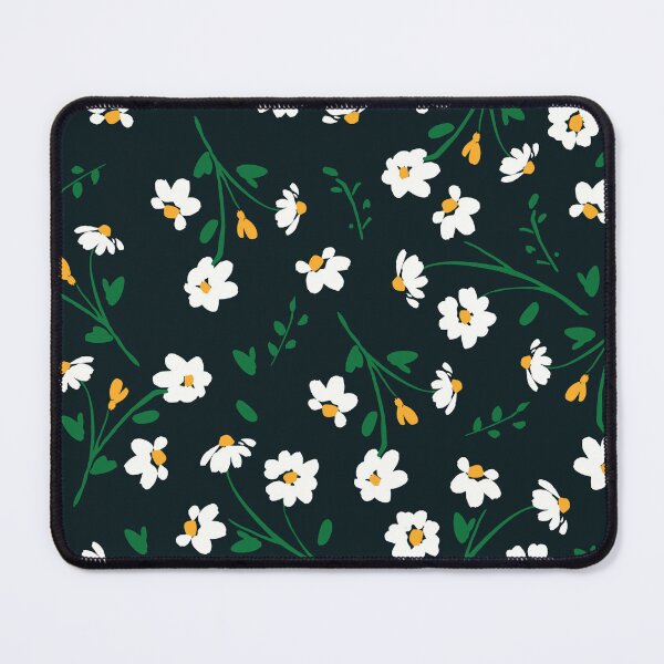 Item preview, Night Garden — White & Yellow Floral Seamless Pattern designed and sold by NicolaZhukov.