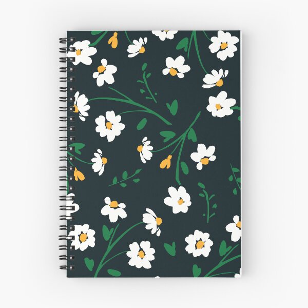 Item preview, Night Garden — White & Yellow Floral Seamless Pattern designed and sold by NicolaZhukov.