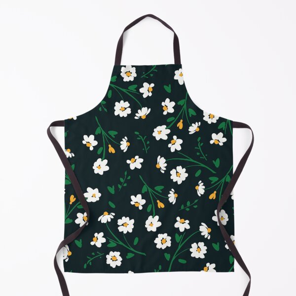 Item preview, Night Garden — White & Yellow Floral Seamless Pattern designed and sold by NicolaZhukov.