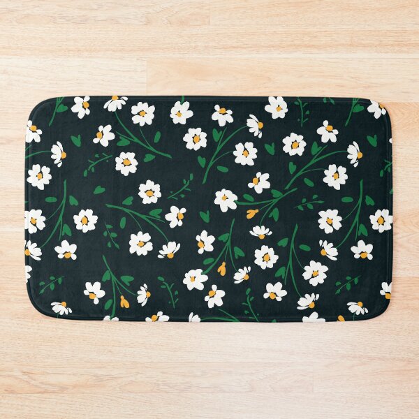 Item preview, Night Garden — White & Yellow Floral Seamless Pattern designed and sold by NicolaZhukov.