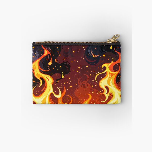Item preview, Bright Burning Flames with Dark Smoke and Glowing Sparks Creating a Dramatic Fiery Inferno Background Scene designed and sold by Mimoshi ⭐⭐⭐⭐⭐.