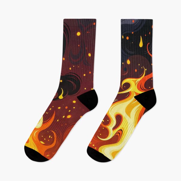 Item preview, Bright Burning Flames with Dark Smoke and Glowing Sparks Creating a Dramatic Fiery Inferno Background Scene designed and sold by Mimoshi ⭐⭐⭐⭐⭐.