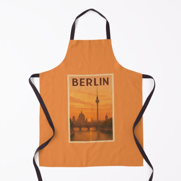 Item preview, Berlin Germany Travel Art – Berlin Cathedral and TV Tower Sunset Souvenir designed and sold by Annika Shurafa.