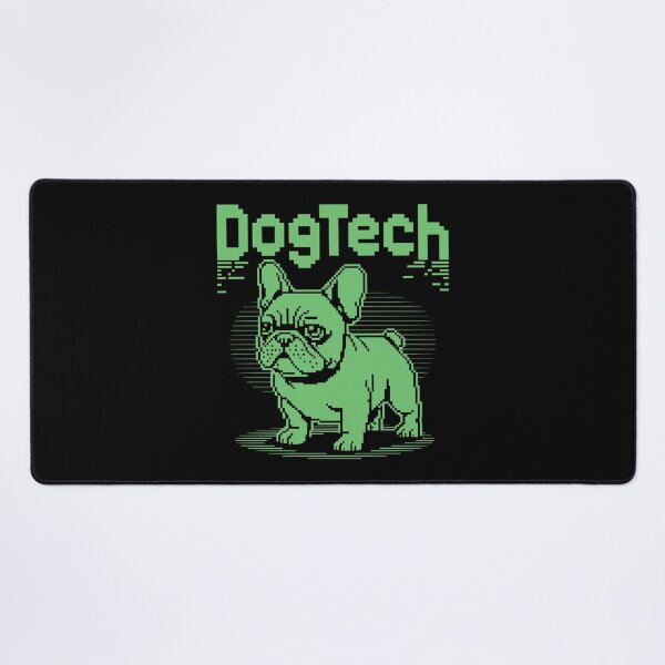 Item preview, Dogtech Pixel French BullDog. Funny Tech Geek Retro Terminal Design for dog Lovers and Gamers designed and sold by paulo silveira.