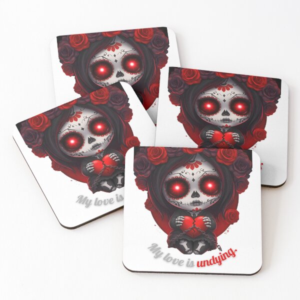 Item preview, Sugar Skull "My love is undying." | Creepy Cute, Dia de los Muertos Art designed and sold by EnigmaticGoth.