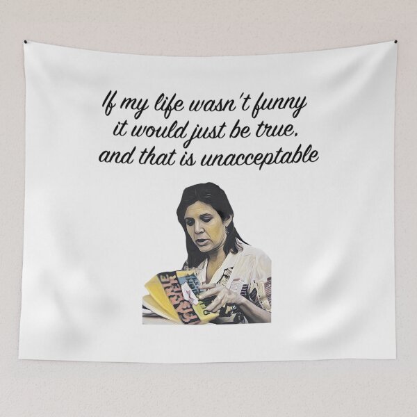 Item preview, Carrie Fisher Funny Quote  	 designed and sold by cgmggwneyqq18.