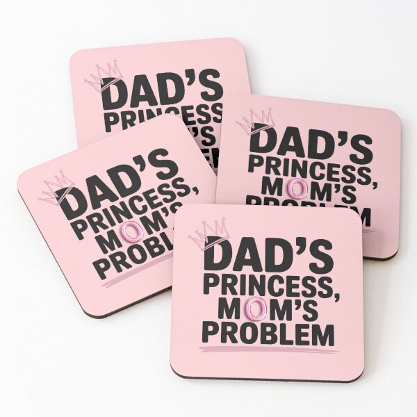 Item preview, Daughter, Dad’s Princess Mom’s Problem Shirt – Funny Daughter T-Shirt for Women & Teens designed and sold by MoonLightFX.