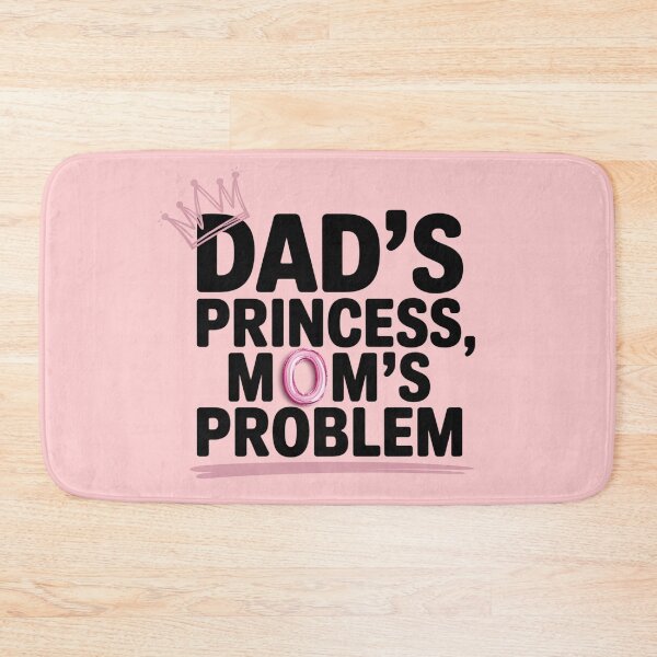 Item preview, Daughter, Dad’s Princess Mom’s Problem Shirt – Funny Daughter T-Shirt for Women & Teens designed and sold by MoonLightFX.