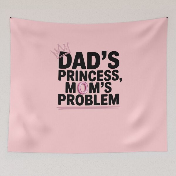 Item preview, Daughter, Dad’s Princess Mom’s Problem Shirt – Funny Daughter T-Shirt for Women & Teens designed and sold by MoonLightFX.