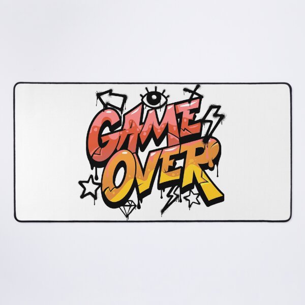 Item preview, Game Over Drip Neon Text designed and sold by yahyaart28.