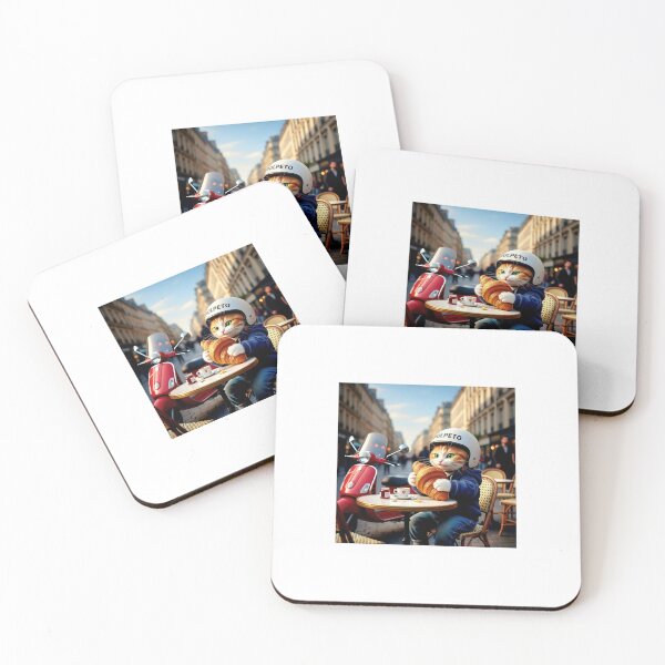 Item preview, Polpeto the Croissant - Gourmet Coffee Break in Paris designed and sold by PolpetoLeChaton.