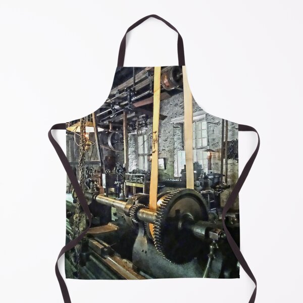 Item preview, Large Lathe in Machine Shop designed and sold by Susan Savad.