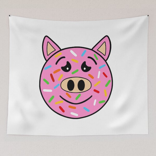 Item preview, Sprinkled Donut Pig designed and sold by Sartoris Art.