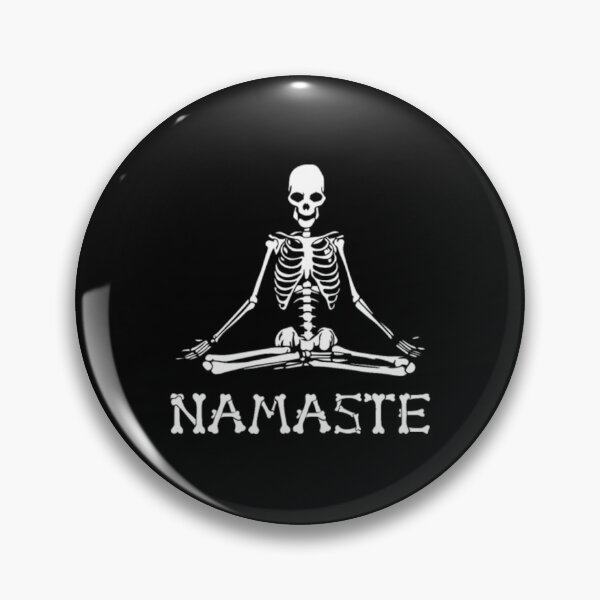 Item preview, Namaste Skeleton Yoga Lotus Asana Zen Meditation	 designed and sold by yrdtlzswciy11.