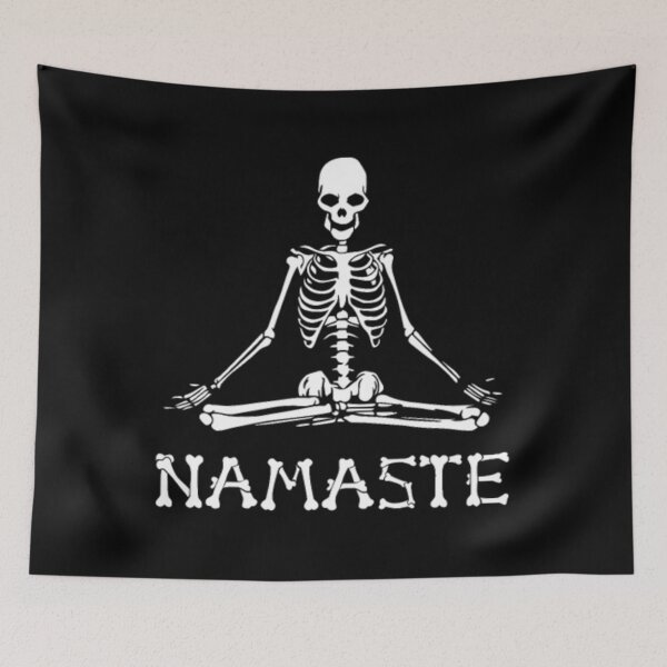 Item preview, Namaste Skeleton Yoga Lotus Asana Zen Meditation	 designed and sold by yrdtlzswciy11.