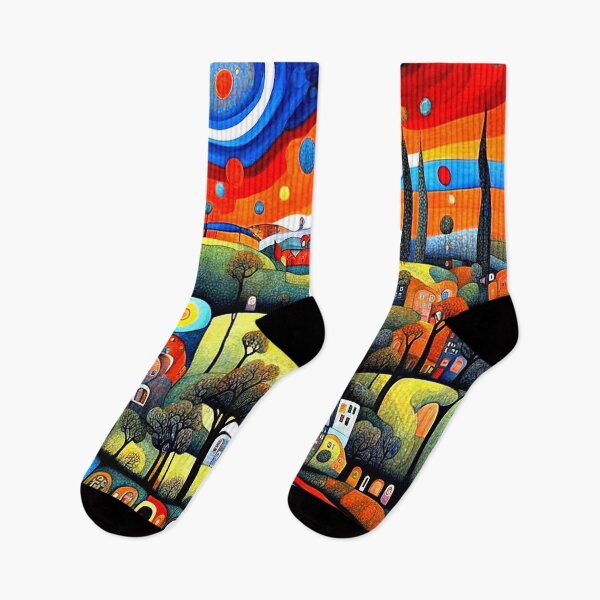 Item preview, Hillside village at dusk designed and sold by George Hutton Hunter.