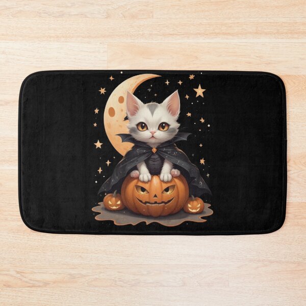 Item preview, Cute Gothic Vampire Kitten designed and sold by Witch Queen Clothing.