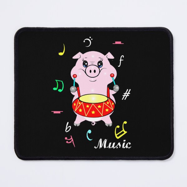 Item preview, Drumming pig designed and sold by Shirley cute art .