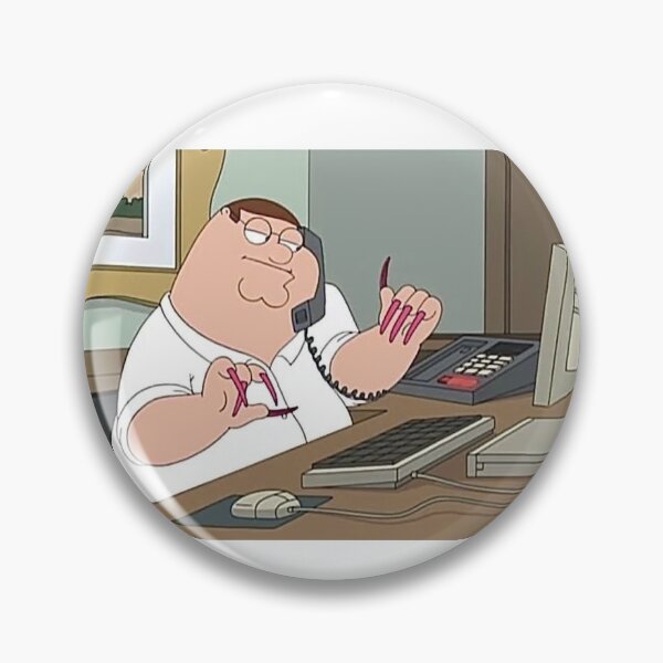Item preview, Peter Griffin with Long Nails at Work designed and sold by elwinadonburg.