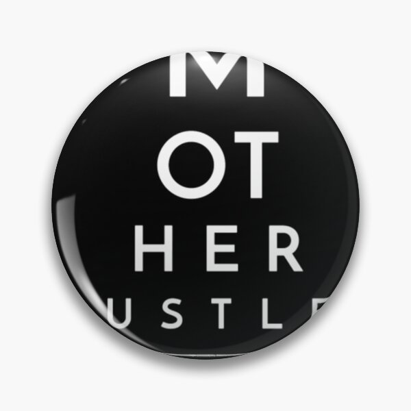 Item preview, Motherhustler Eye Chart Inspired Typography (White Text)  	 designed and sold by wrenylzddwf47.
