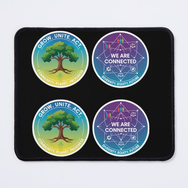 Item preview, Grow Unite Act Connected Diversity Equity Future designed and sold by Owcomm.