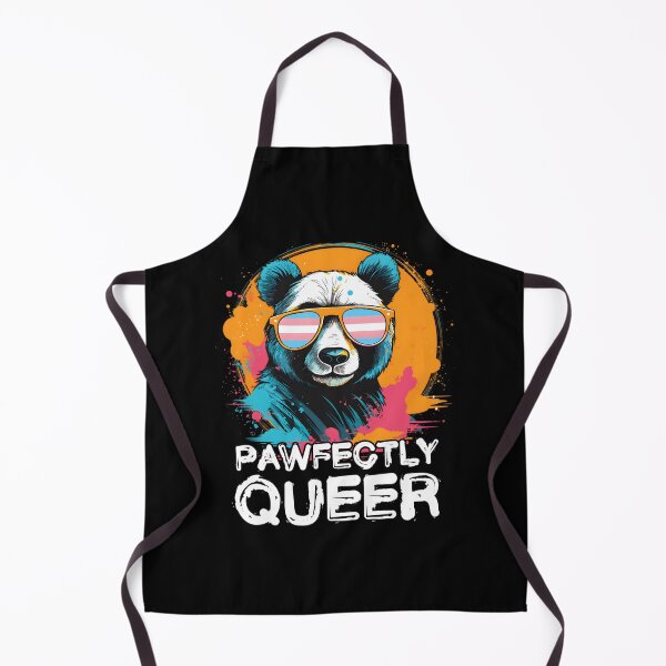 Item preview, Pawfectly Queer Panda With Sunglasses Transgender Flag designed and sold by neyvrvdpez49.