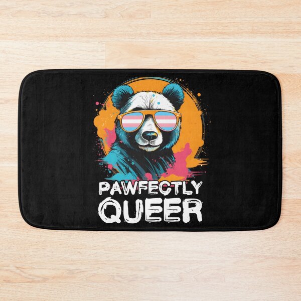 Item preview, Pawfectly Queer Panda With Sunglasses Transgender Flag designed and sold by neyvrvdpez49.