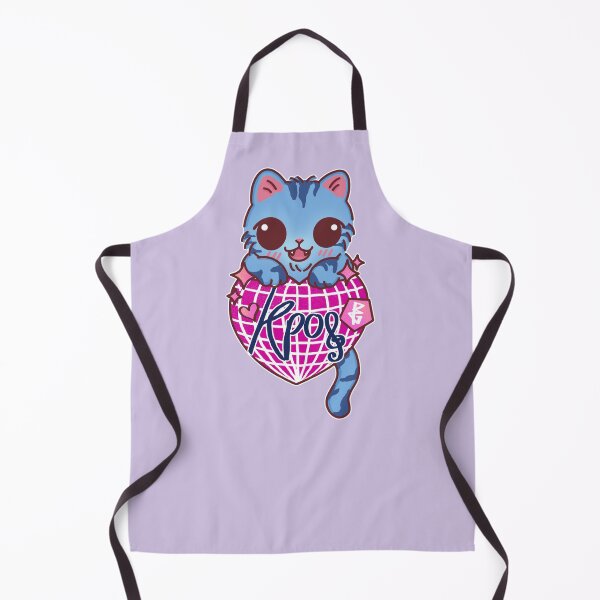 Item preview,  K-pop Fan Kitty - Blue Derpy Cat designed and sold by BGMeYou.