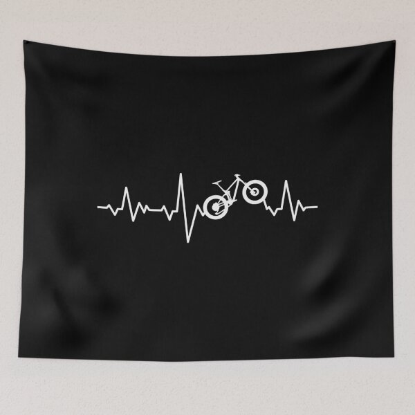 Item preview, Mountain Bike Heartbeat Biking For MTB Lovers  	 designed and sold by komipydjbs39.
