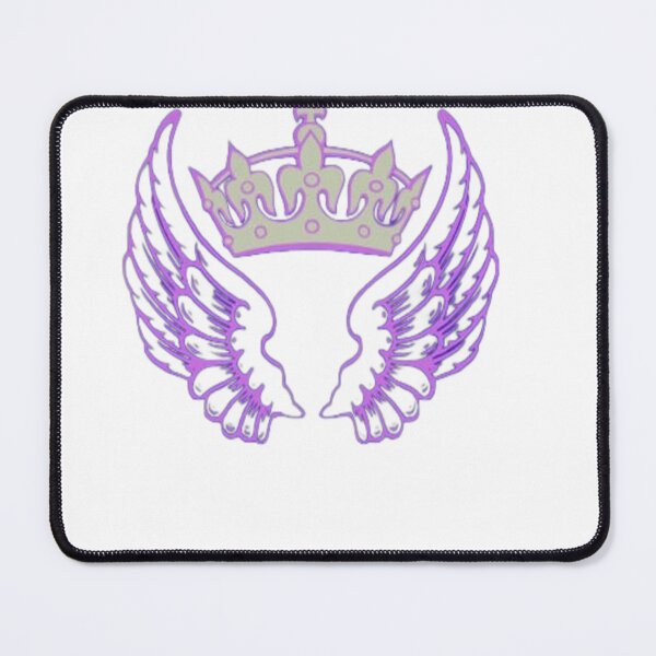Item preview, Royal Crown with Angel Wings – Majestic Symbol of Power designed and sold by Om-Namo Store .